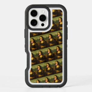 Mona Lisa Blowing Pink Bubble Gum iPhone 16 Pro Max Case