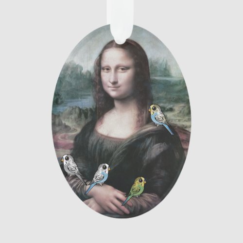 Mona Lisa  Budgies Ornament