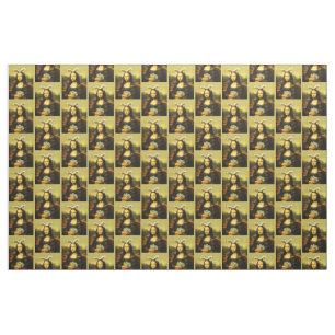 Mona Lisa Bunny Ears Easter Fabric