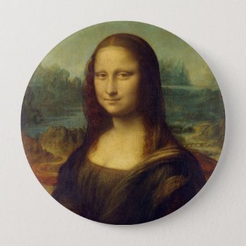 Mona Lisa Button by vintage_gift_shop at Zazzle