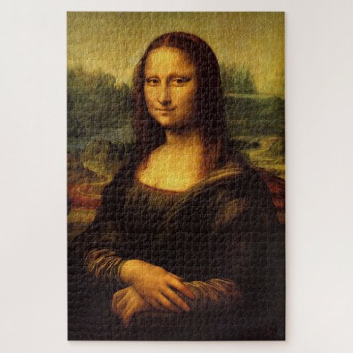 Mona Lisa by Da Vinci Jigsaw Puzzle