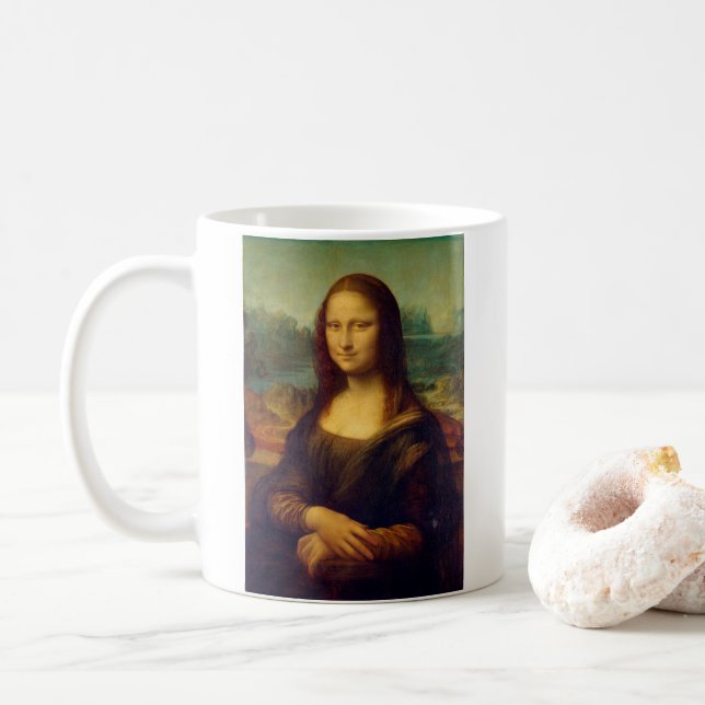 Mona Lisa by da Vinci - Mug (With Donut)