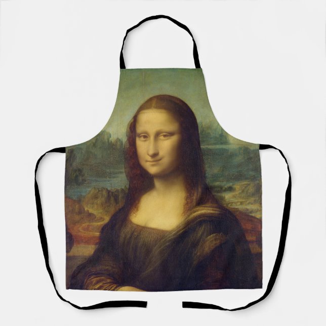 Mona Lisa By Leonardo Da Vinci Apron (Front)