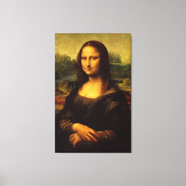 Mona Lisa by  Leonardo Da Vinci Canvas Print (Front)