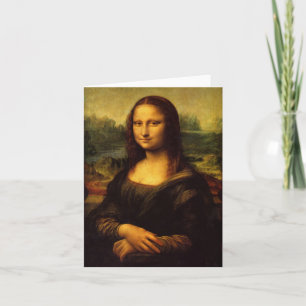 Mona Lisa by Leonardo da Vinci Card