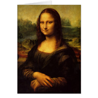 MONA LISA by LEONARDO DA VINCI Cards
