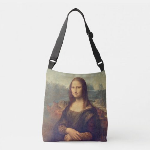 Mona Lisa by Leonardo da Vinci Crossbody Bag