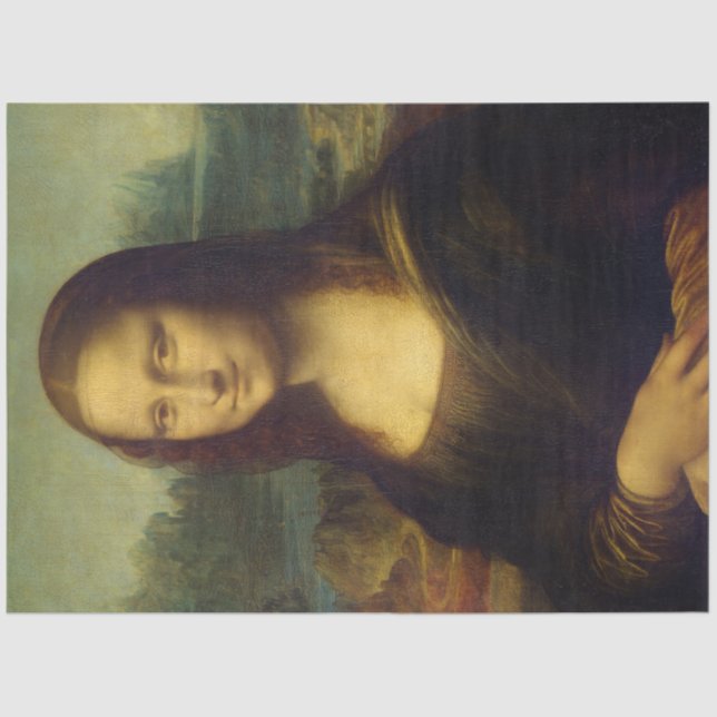 Mona Lisa by Leonardo Da Vinci Decoupage Tissue Paper (Front)