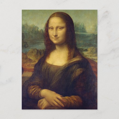 Mona Lisa by Leonardo Da Vinci Postcard