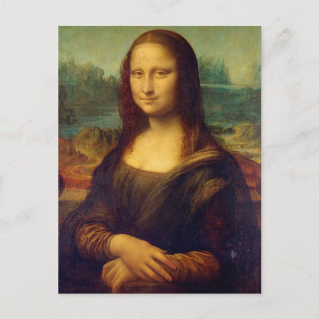 Mona Lisa by Leonardo da Vinci Postcard (Front)