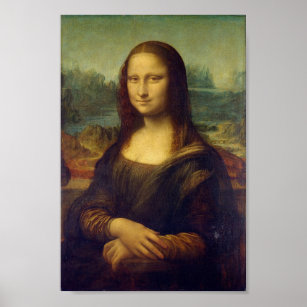 Mona Lisa, by Leonardo da Vinci Poster
