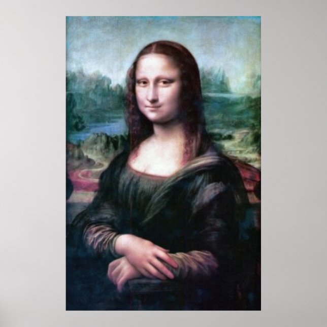 Mona Lisa by Leonardo da Vinci Poster (Front)