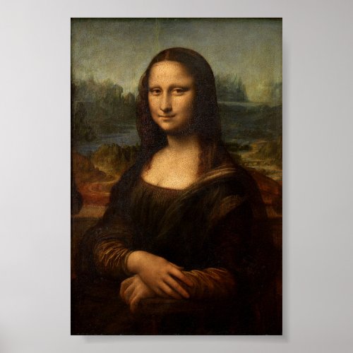 Mona Lisa by Leonardo da Vinci Poster _ Matte
