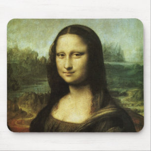 Mona Lisa by Leonardo da Vinci, Renaissance Art Mouse Pad