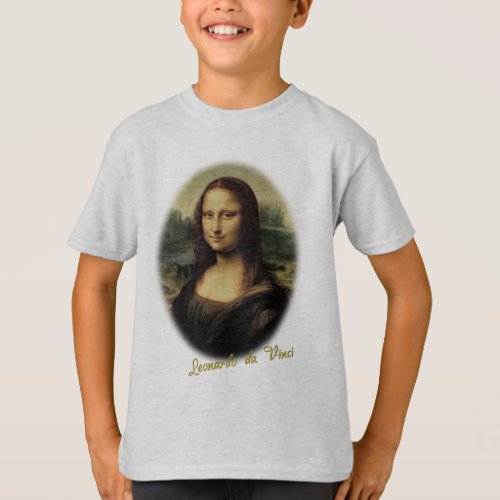 Mona Lisa by Leonardo da Vinci T_Shirt