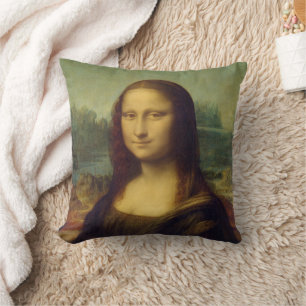 Mona Lisa By Leonardo Da Vinci Throw Pillow