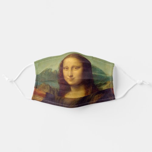 Mona Lisa by Leonardo DaVinci Adult Cloth Face Mask