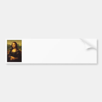 Mona Lisa by Leonardo DE Vinici Bumper Sticker