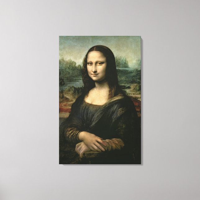 Mona Lisa, c.1503-6 Canvas Print (Front)