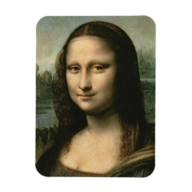 Mona Lisa, c.1503-6 Magnet (Vertical)