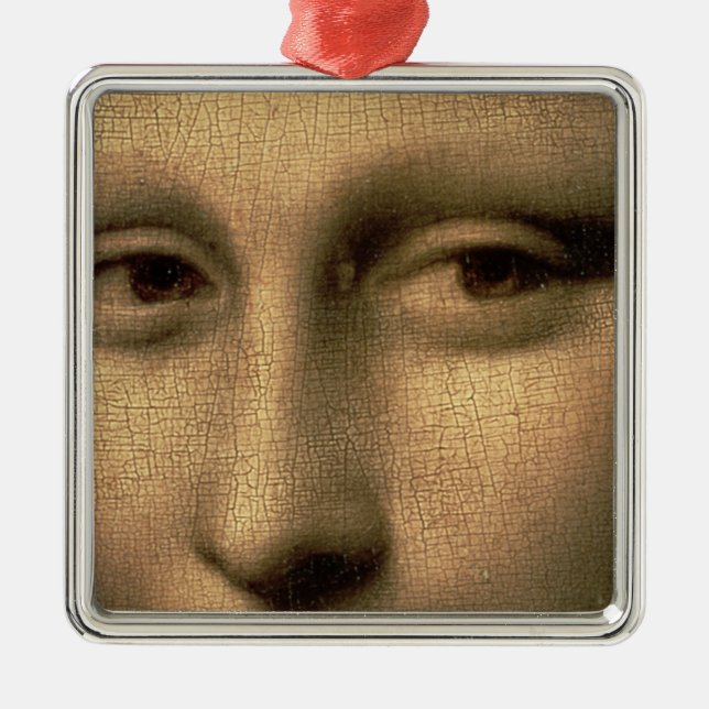 Mona Lisa, c.1503-6 Metal Ornament (Front)