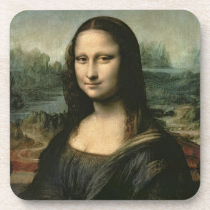 Mona Lisa, c.1503-6 (oil on panel) Beverage Coaster