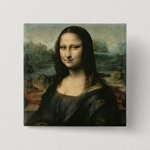 Mona Lisa, c.1503-6 (oil on panel) Button