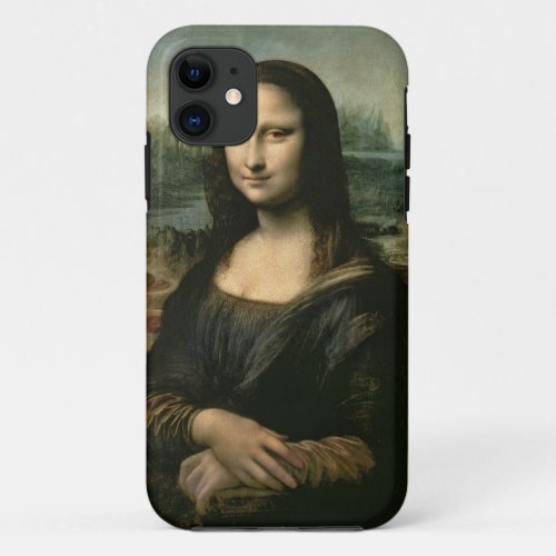 Mona Lisa c1503_6 oil on panel iPhone 11 Case