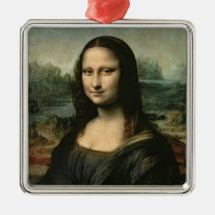Mona Lisa, c.1503-6 (oil on panel) Metal Ornament