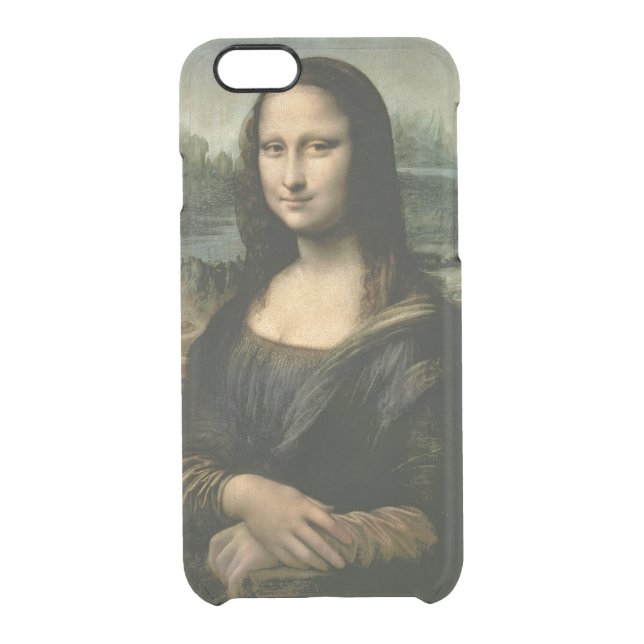 Mona Lisa, c.1503-6 Uncommon iPhone Case (Back)