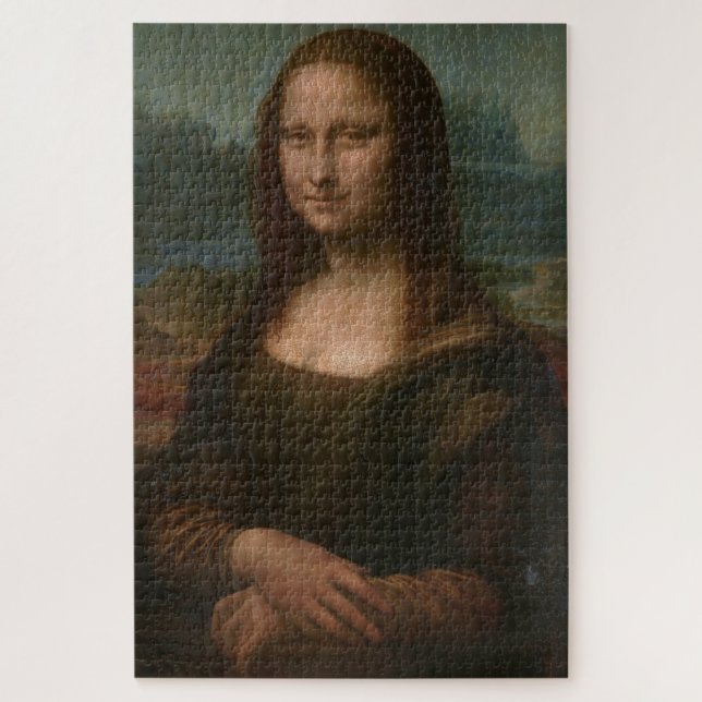 Mona Lisa Canvas  Jigsaw Puzzle (Vertical)