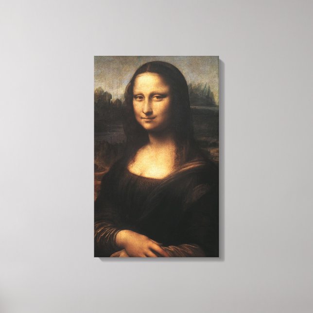 Mona Lisa Canvas Print (Front)