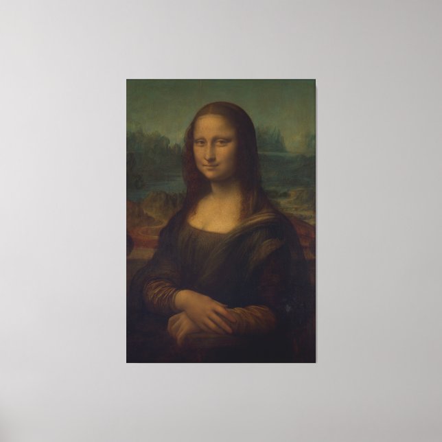 Mona Lisa Canvas Print (Front)
