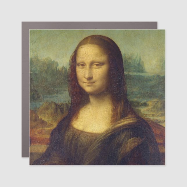MONA LISA CAR MAGNET (Front)