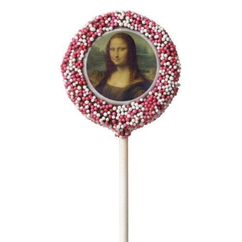 Mona Lisa Chocolate Covered Oreo Pop