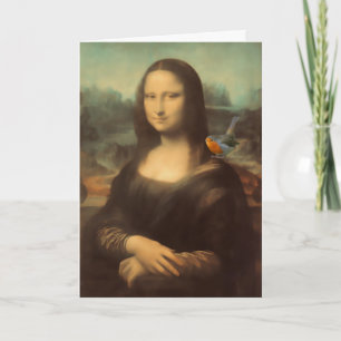 Mona Lisa Christmas Card