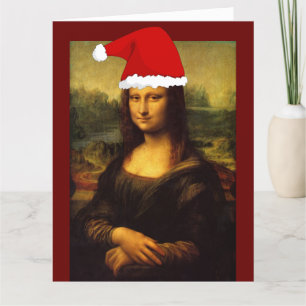 MONA LISA CHRISTMAS SANTA'S NAIGHTY LIST CARDS