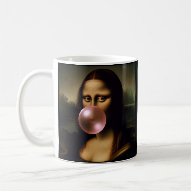 Mona Lisa  Coffee Mug (Left)