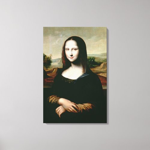 Mona Lisa copy of the painting by Leonardo da Vin Canvas Print