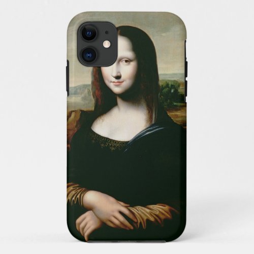 Mona Lisa copy of the painting by Leonardo da Vin iPhone 11 Case