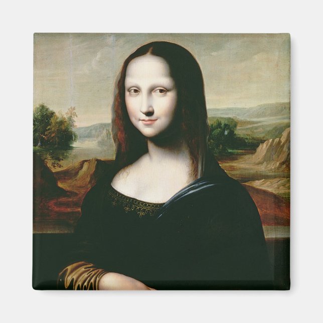 Mona Lisa, copy of the painting by Leonardo da Vin Magnet (Front)