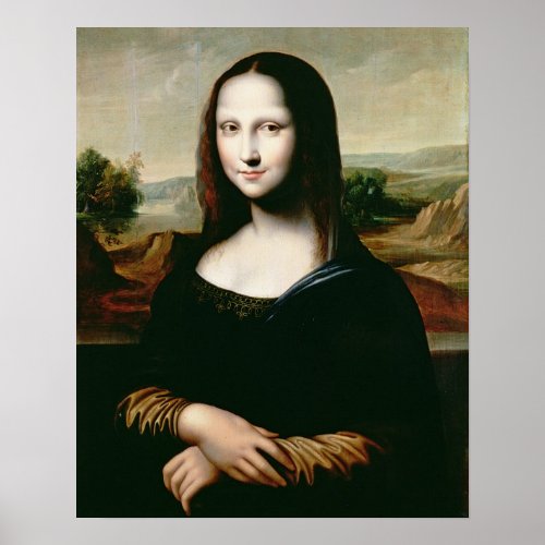 Mona Lisa copy of the painting by Leonardo da Vin Poster