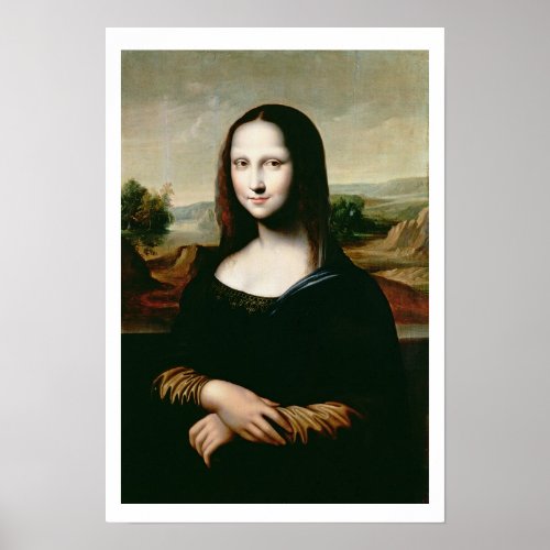 Mona Lisa copy of the painting by Leonardo da Vin Poster