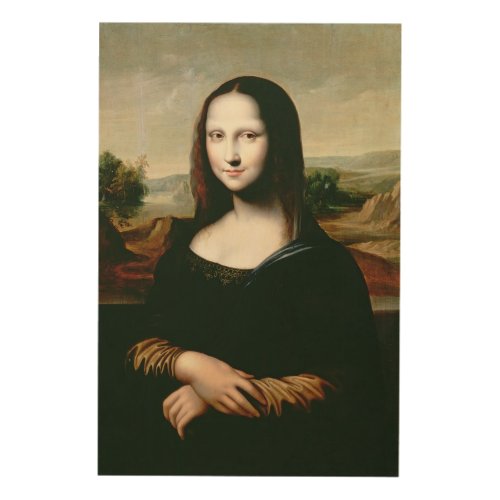 Mona Lisa copy of the painting by Leonardo da Vin Wood Wall Art