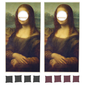 Mona Lisa Cornhole Set