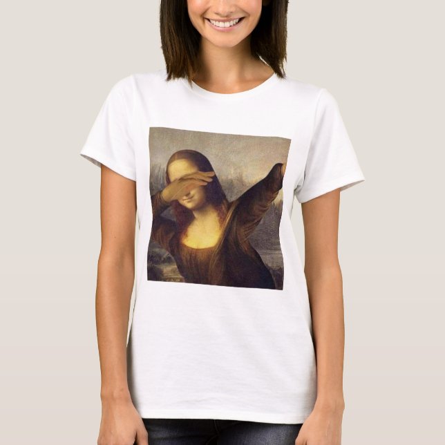Mona Lisa Dabbing T-Shirt (Front)