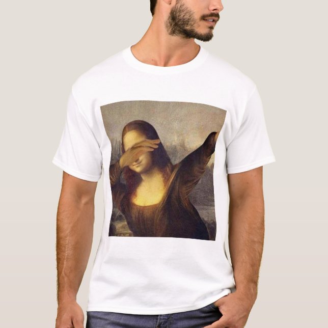Mona Lisa Dabbing T-Shirt (Front)
