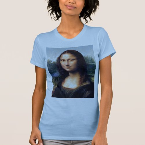 Mona Lisa detail by Leonardo da Vinci T_Shirt