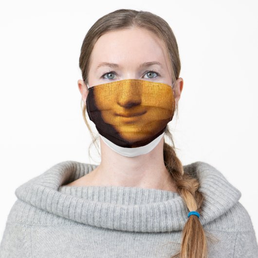 Mona Lisa face mask (Worn)