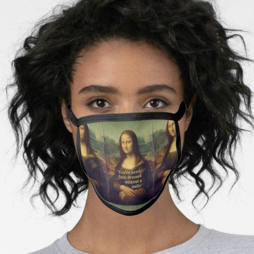 Mona Lisa  Face Mask